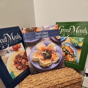 Great Meals in Minutes Lot: Chicken/Pasta/Salads - Time-Life Books